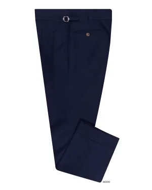 Loose cut Relaxed Fit Design VBC Super 110's Navy Blue Twill