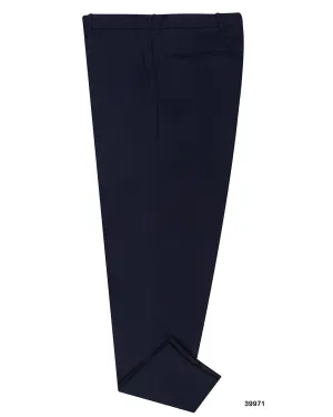 Vitale Barberis Canonico - 120s 2 Ply Navy Ripped design Comfort Design