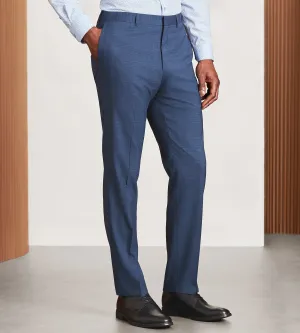 Functional Layer Modern Fit Blue Plaid Suit Pants