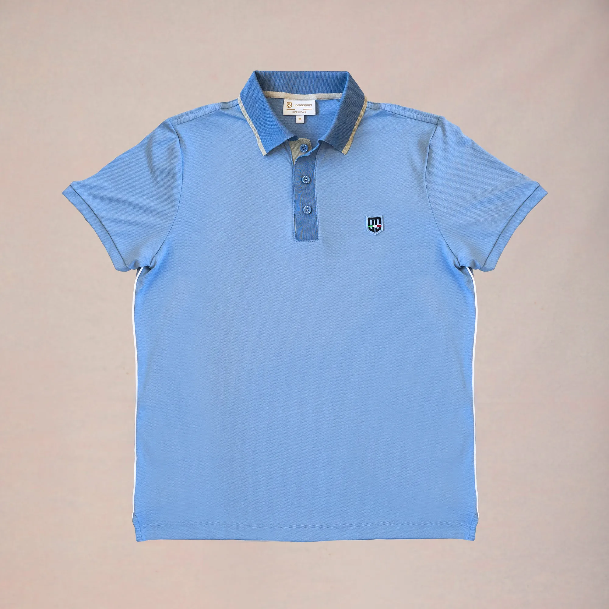 Breathable Mesh Panels DoubleLayered Fabric Como Polo