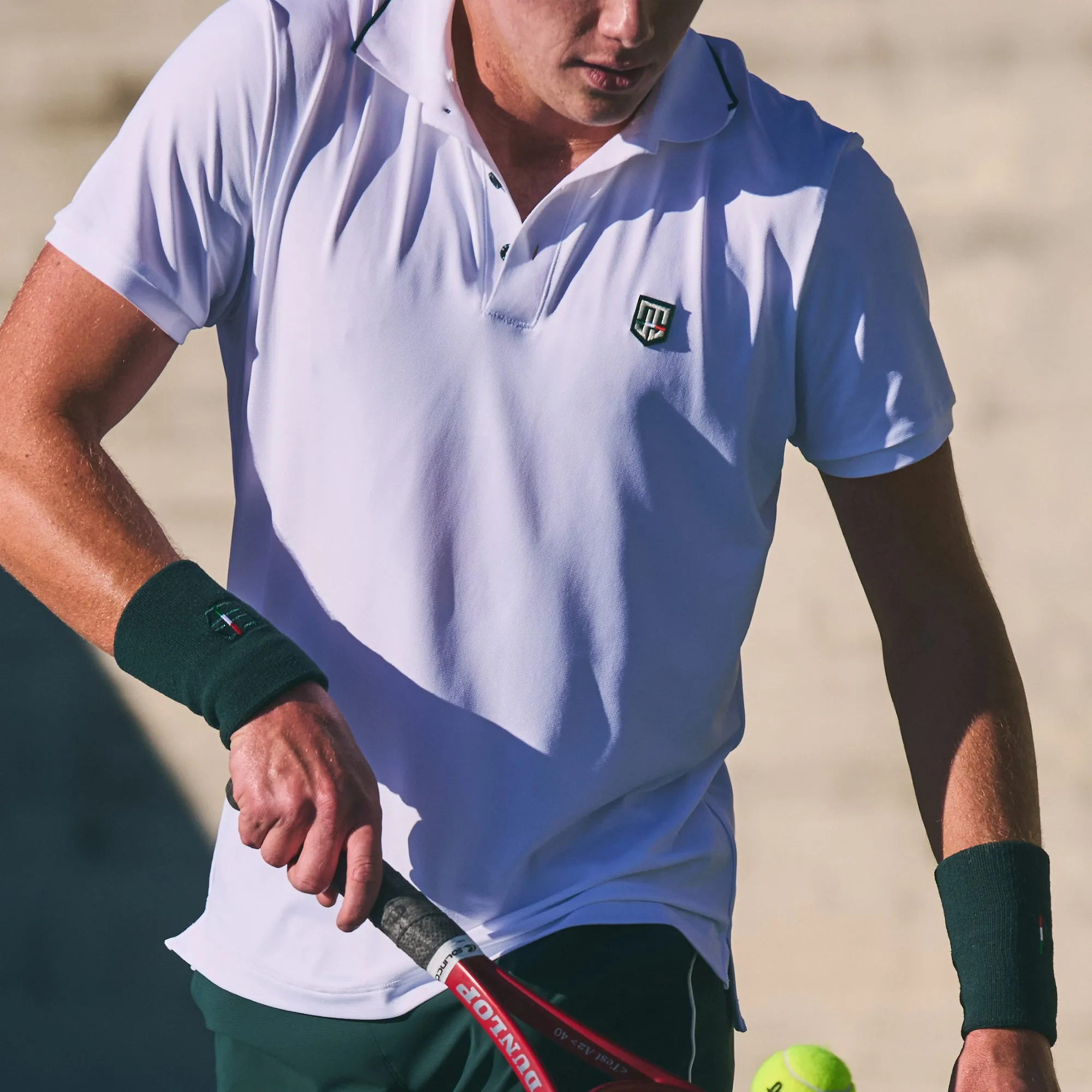 UV-Resistant Multipanel Construction Retro IV Polo - Bianco / Terra