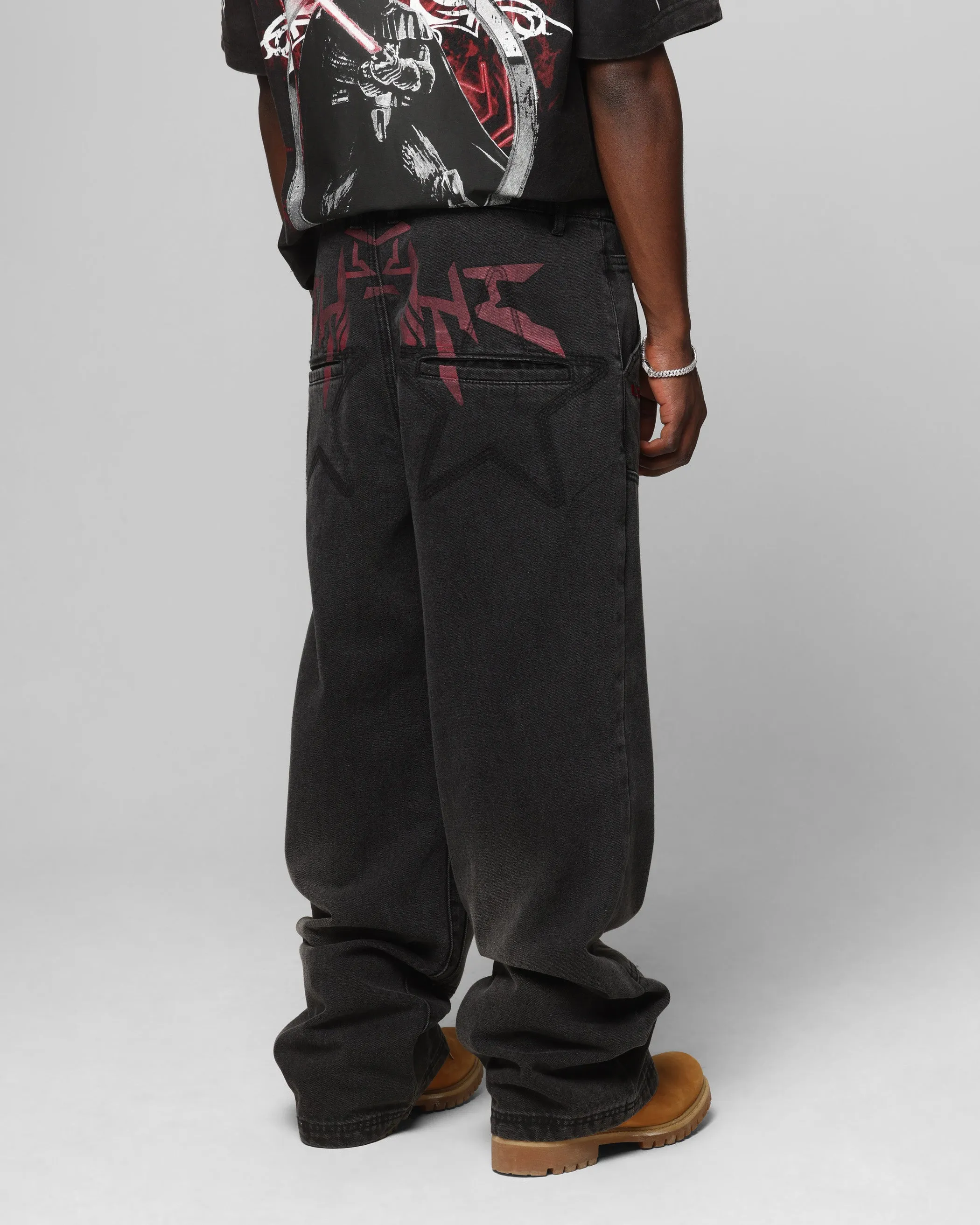 Sustainable Beach Day Loiter Unit Hunter Pants Vintage Black