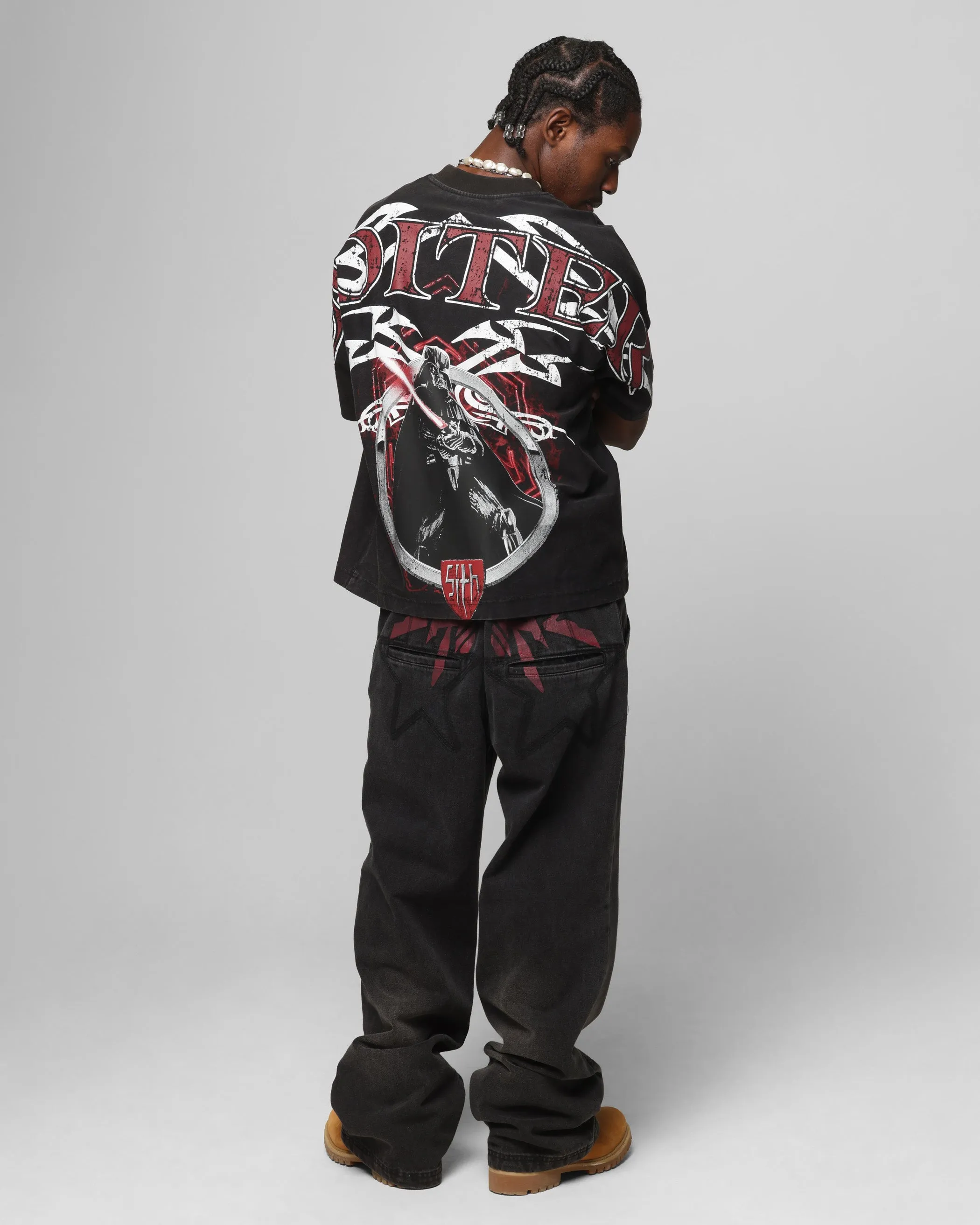 Loiter Unit Hunter Pants Vintage Black Morning Stroll Streetwear Fan