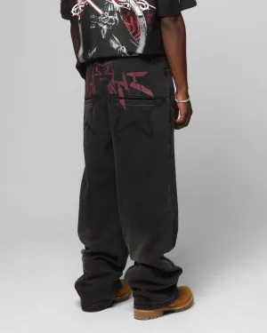 Sustainable Beach Day Loiter Unit Hunter Pants Vintage Black