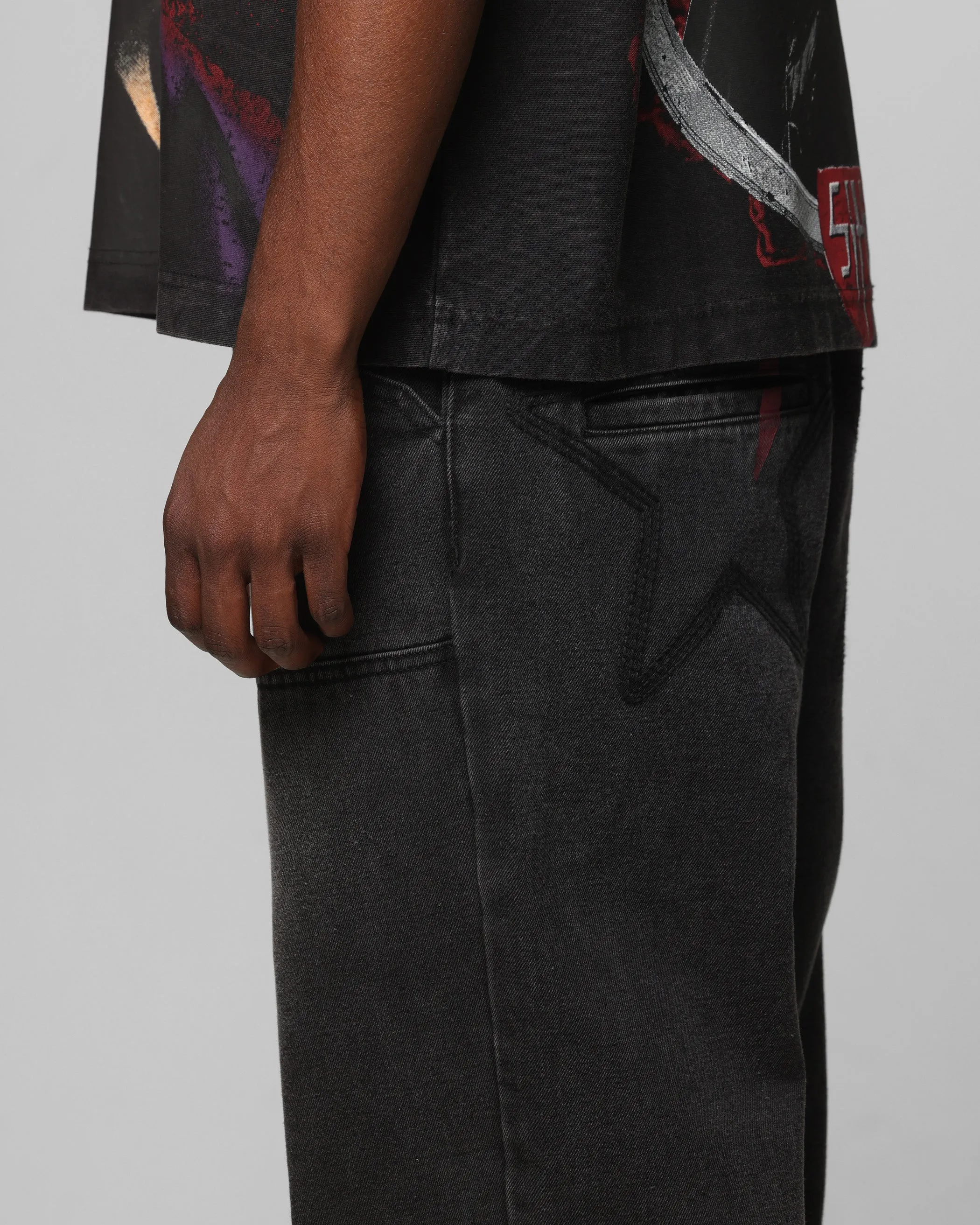 Loiter Unit Hunter Pants Vintage Black Modern Wear