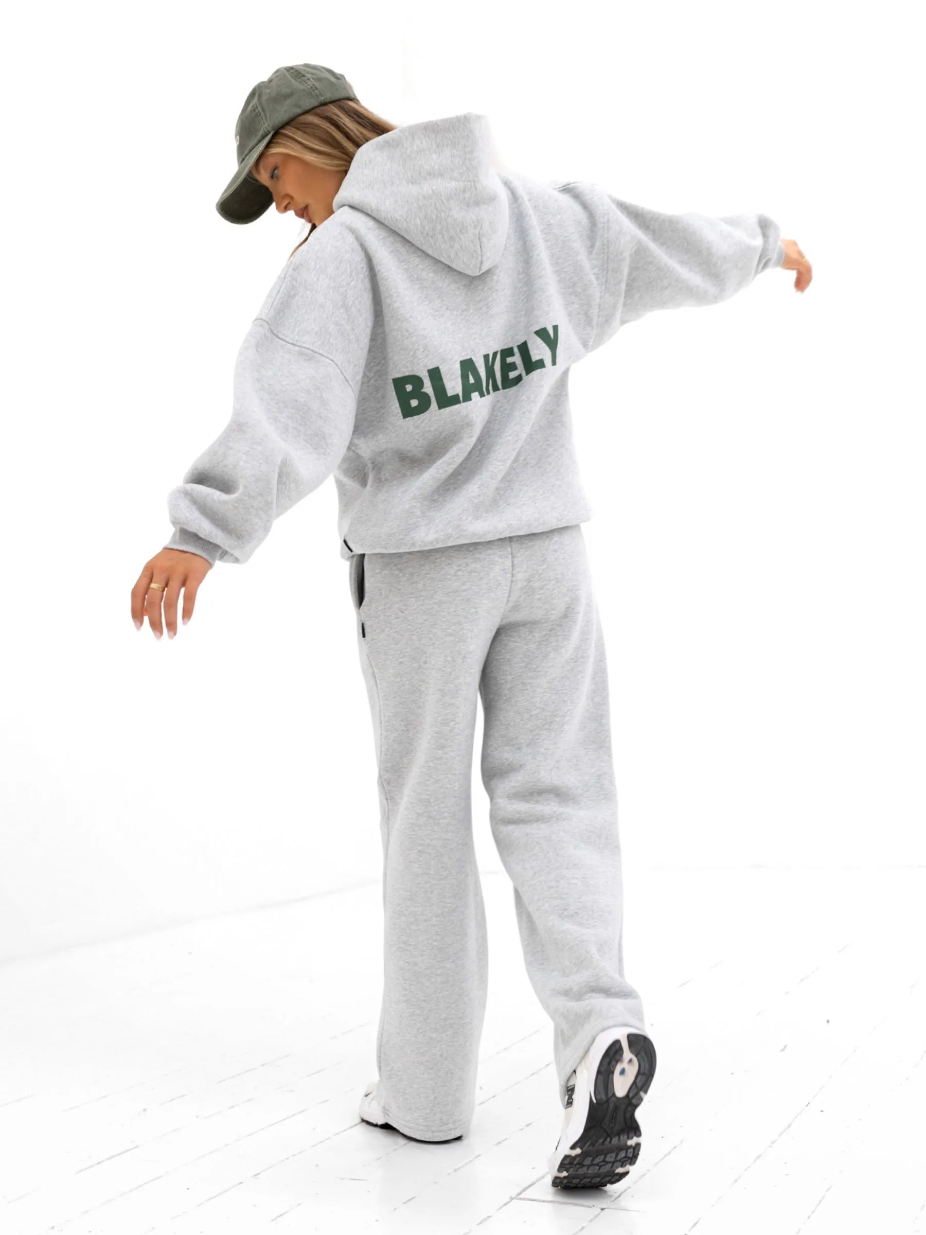 Amelie Oversized Hoodie - Marl Grey South American style