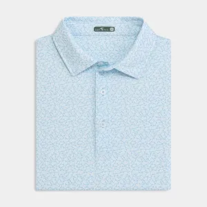 Summer Party Heritage Blue Helmet Havoc Printed Performance Polo