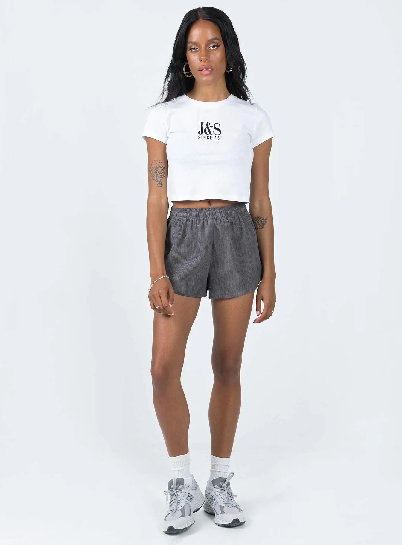 Speed Soul Beach House Shorts Cord Grey