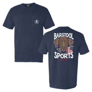 Barstool Sports Dog USA Pocket Tee Daily Style