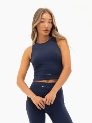 Ultimate Soft Lifestyle Vest - Midnight Blue Organic Cotton Construction