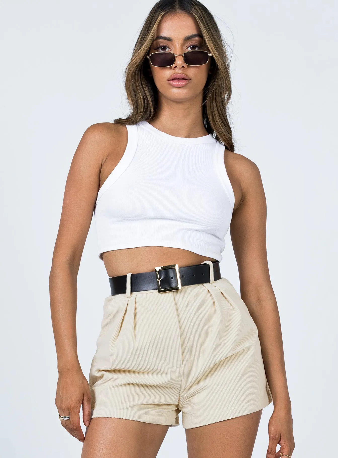 New Day Rhanni Shorts Beige