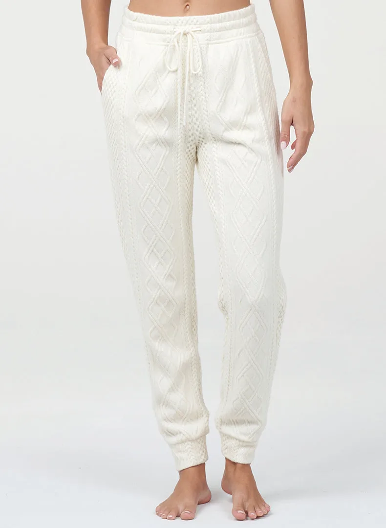 Chilly Day Wear HeatRegulating Sweater Knit Jogger