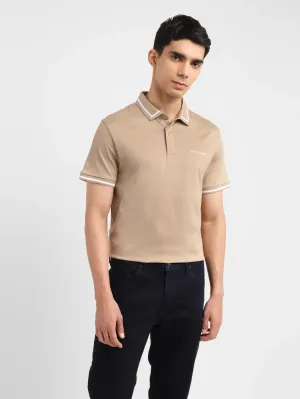 Men's Redloop Solid Slim Fit Polo T-shirt Business Ready Comfortable Stretch