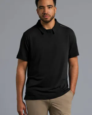 Classic Neckline EasyCare Woven Fabric Polo T-Shirt 23