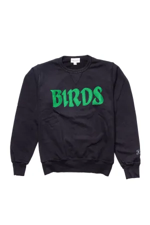 Durable Quality Reinforced Elbow Patches Birds Felt Sweatshirt