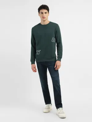 Hyena like Cozy Wear Men's Brand Logo Crew Neck Sweatshirt