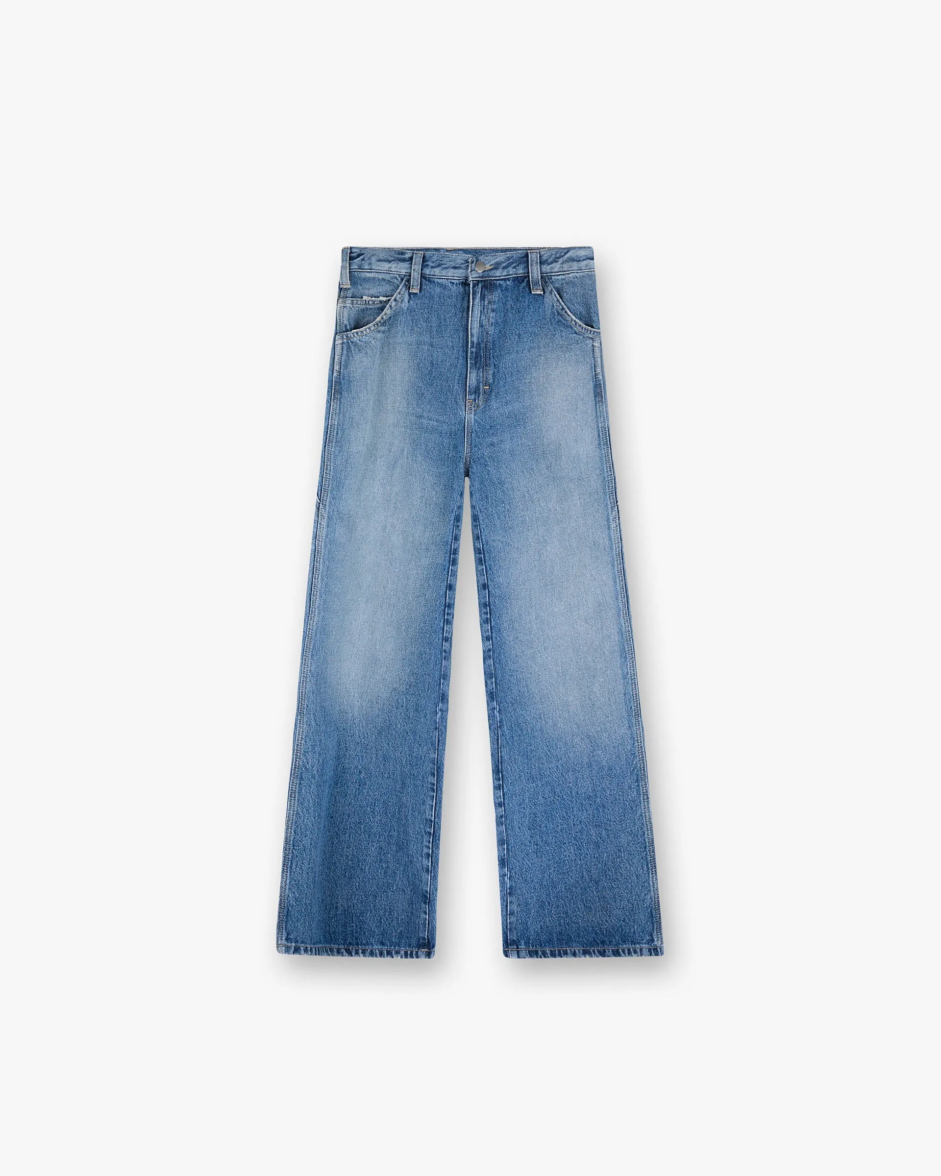 Skater Jean - Washed Blue Sandblasted Finish Traveler Gear Slim
