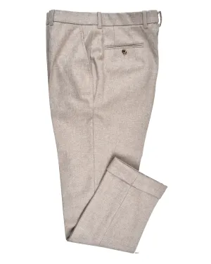 EThomas: Vintage Ecru Classic Flannel Travel Essential Chic Design