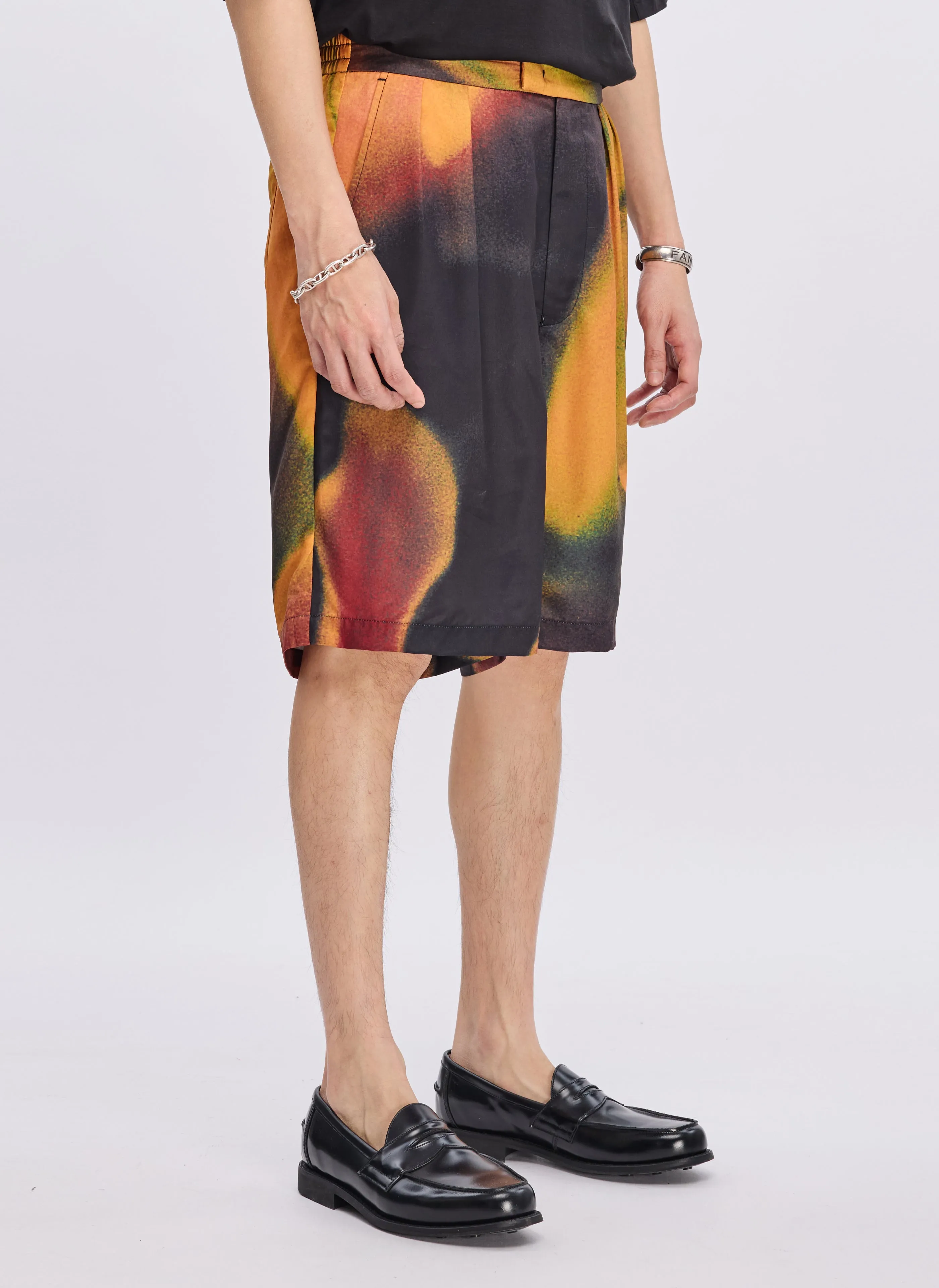 Design Glow Airflow Mesh Panels INITIAL x Mika Ninagawa Shorts