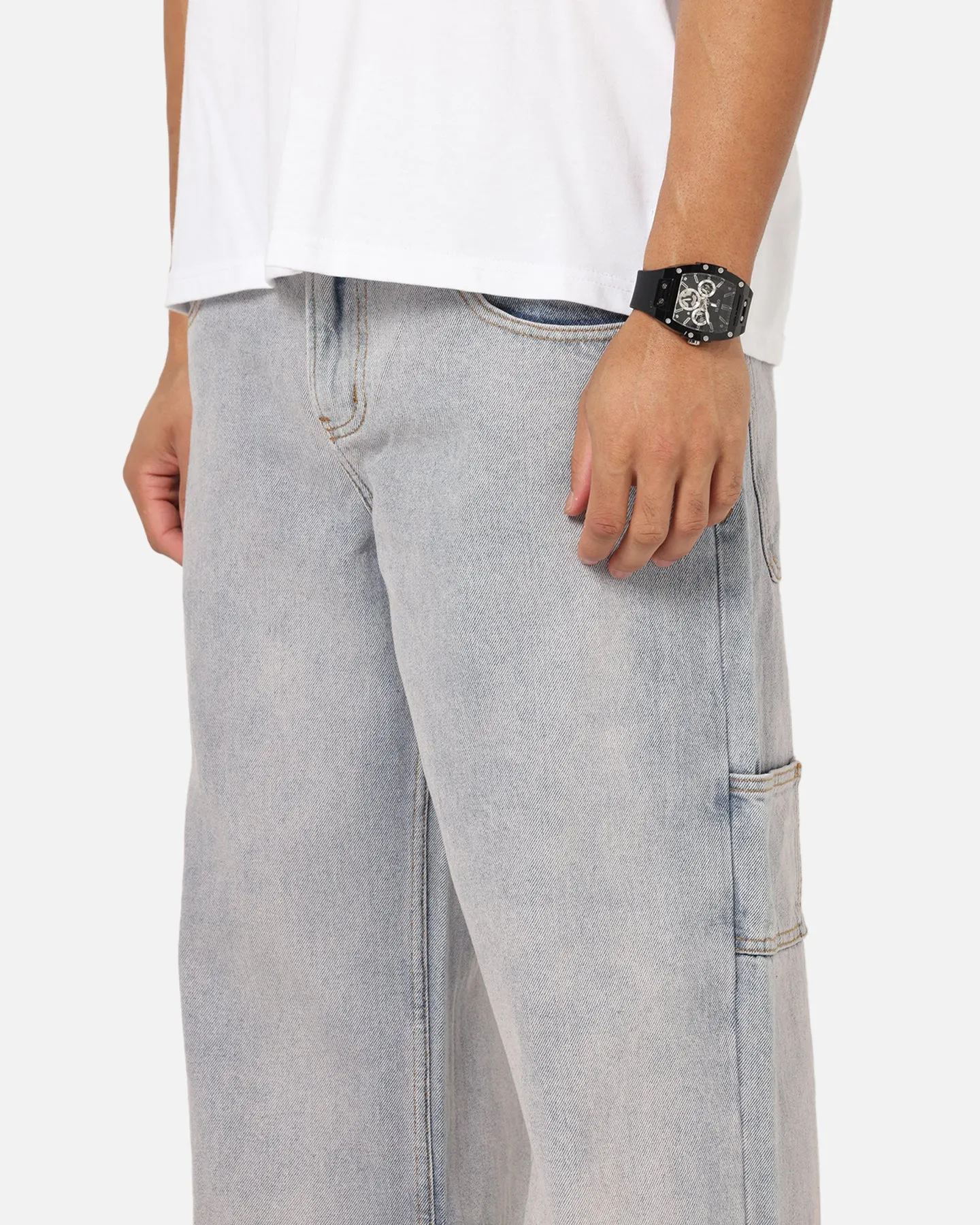 Saint Morta Amplus Vintage Jeans Washed Purple Road Trip Casual Friday Home Comfort Wear Anytime