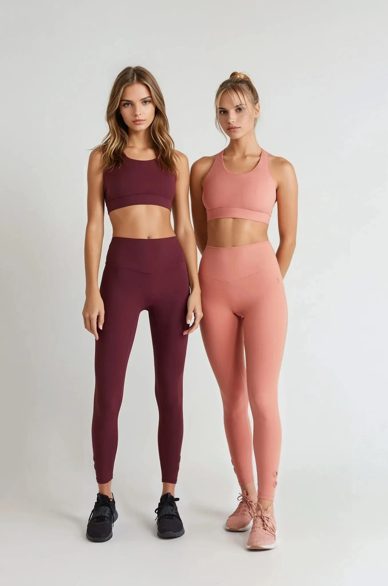 All Day Wear Comfort Embroidered edges Setis Strappy Sports Bra - Burgundy