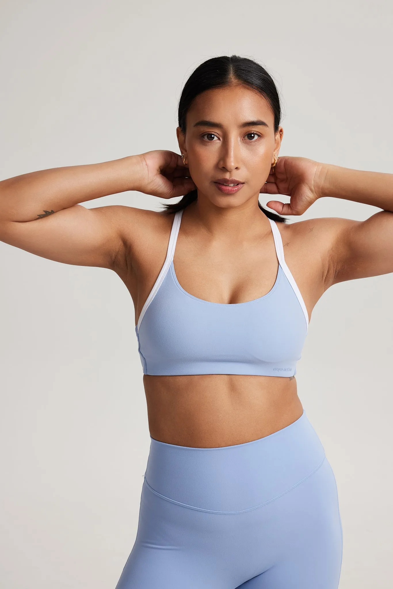 thermal fabric budget-friendly Twist Bra in Moment