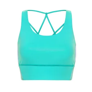 Thick straps seams Breathable Lining Electric Lagoon Sports Bra
