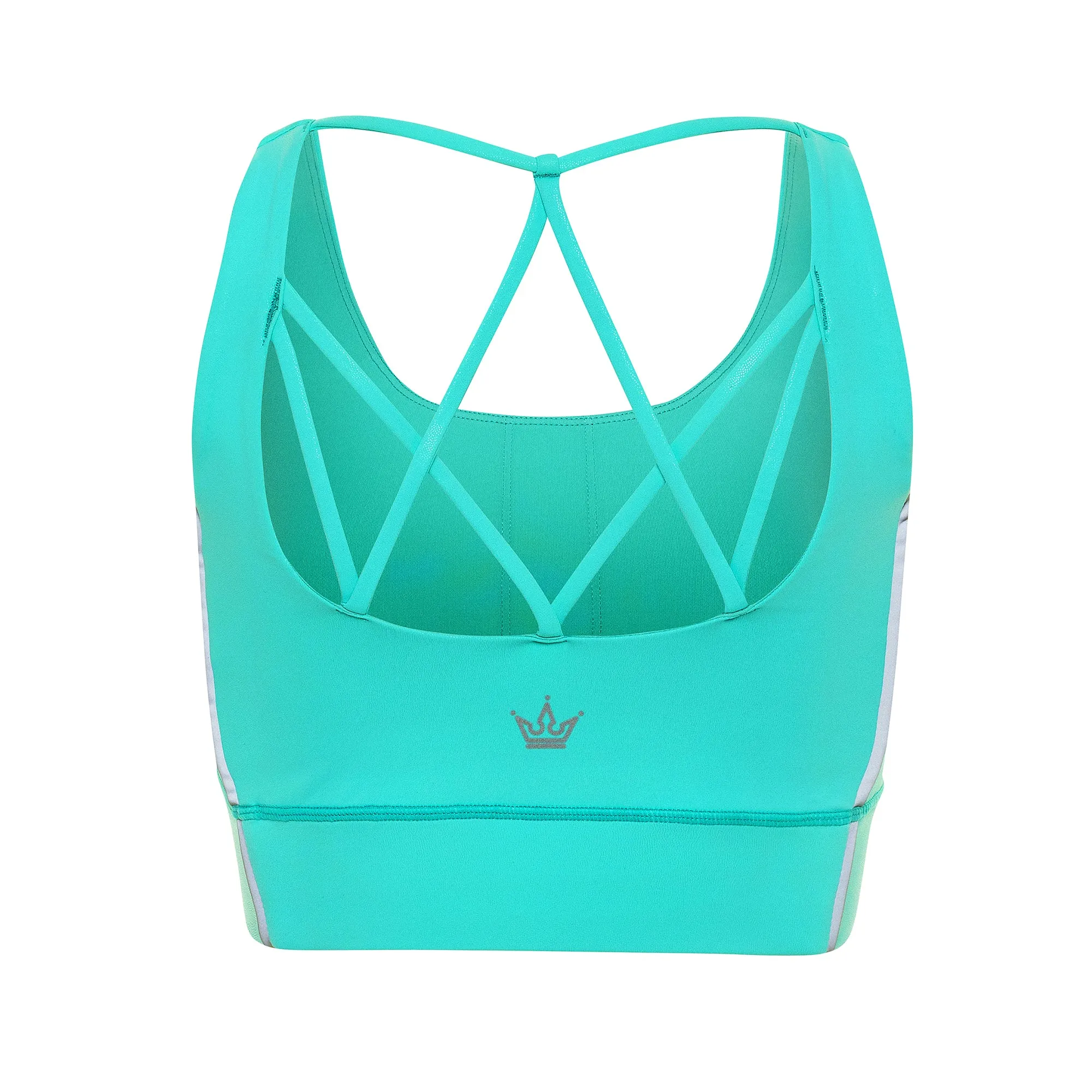 Electric Lagoon Sports Bra Seamless Texture