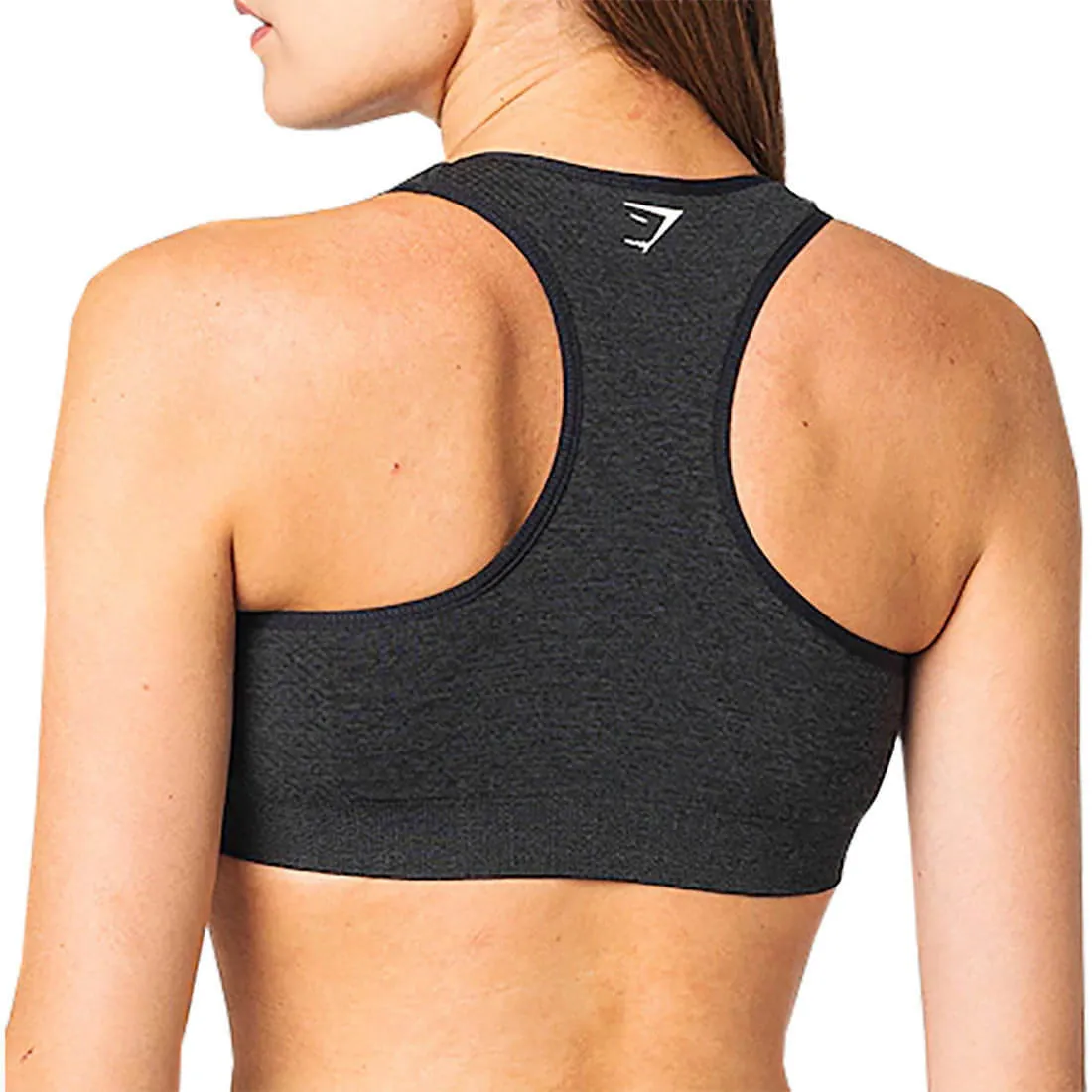 Flatlock stitching seams Comfortable fit Gymshark Vital Seamless Womens Sports Bra - Black