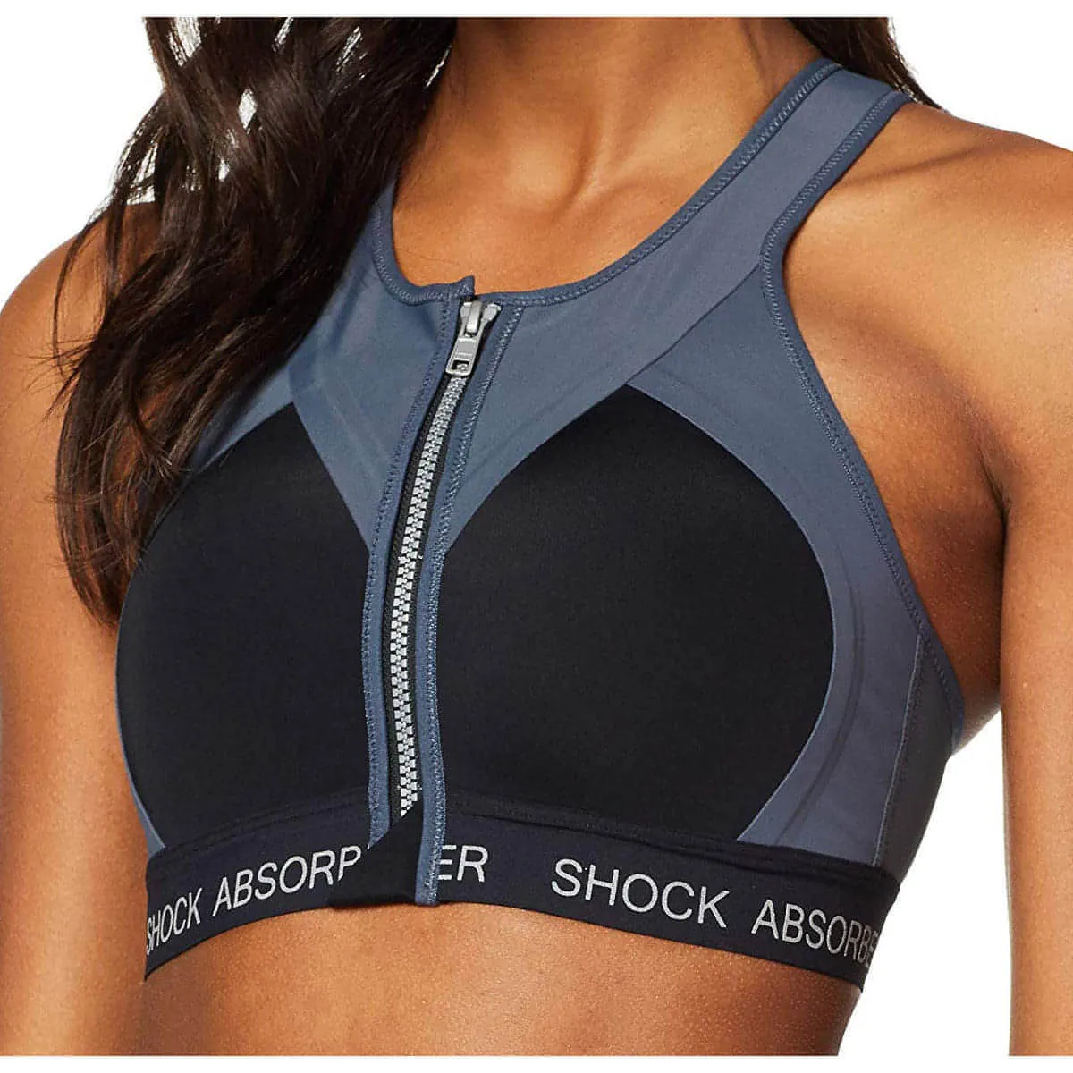 Shock Absorber Infinity Power Womens Sports Bra - Black Breathable Fit
