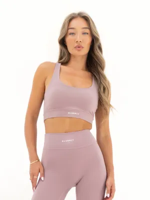 Snapped seams Ultimate Active Bra - Dusty Pink