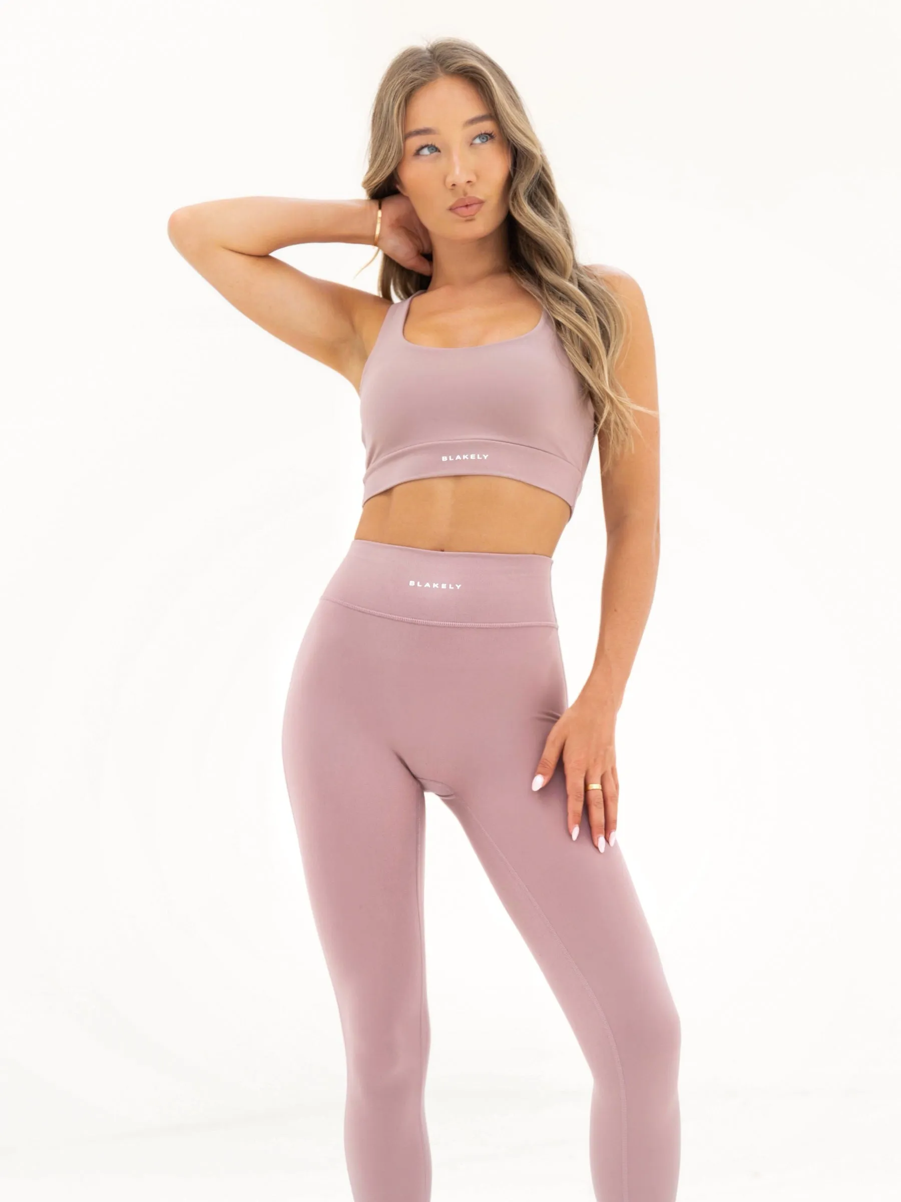Ultimate Active Bra - Dusty Pink Blend fitness clothes