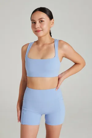 Shape retention seams Postpartum Square Neck Bra in Moment