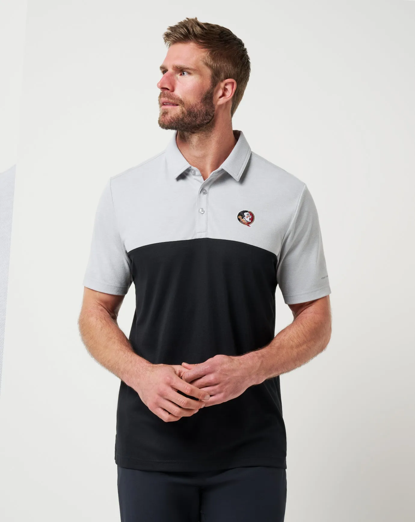Summer Casual NoChafe Collar Lining FSU Drop Back Polo