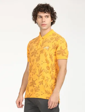 Trendy Appeal UVBlocking Fabric Tech Men's Printed Polo T-Shirt