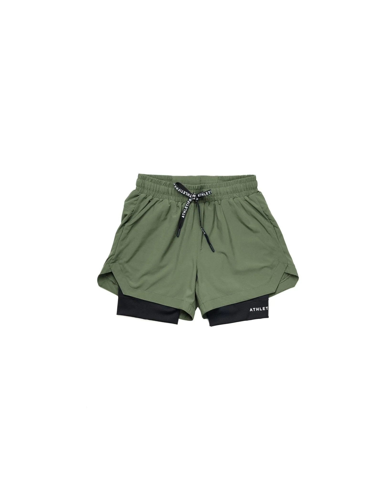 [CORE] Training Shorts 6" - Olive/Black Denim shorts