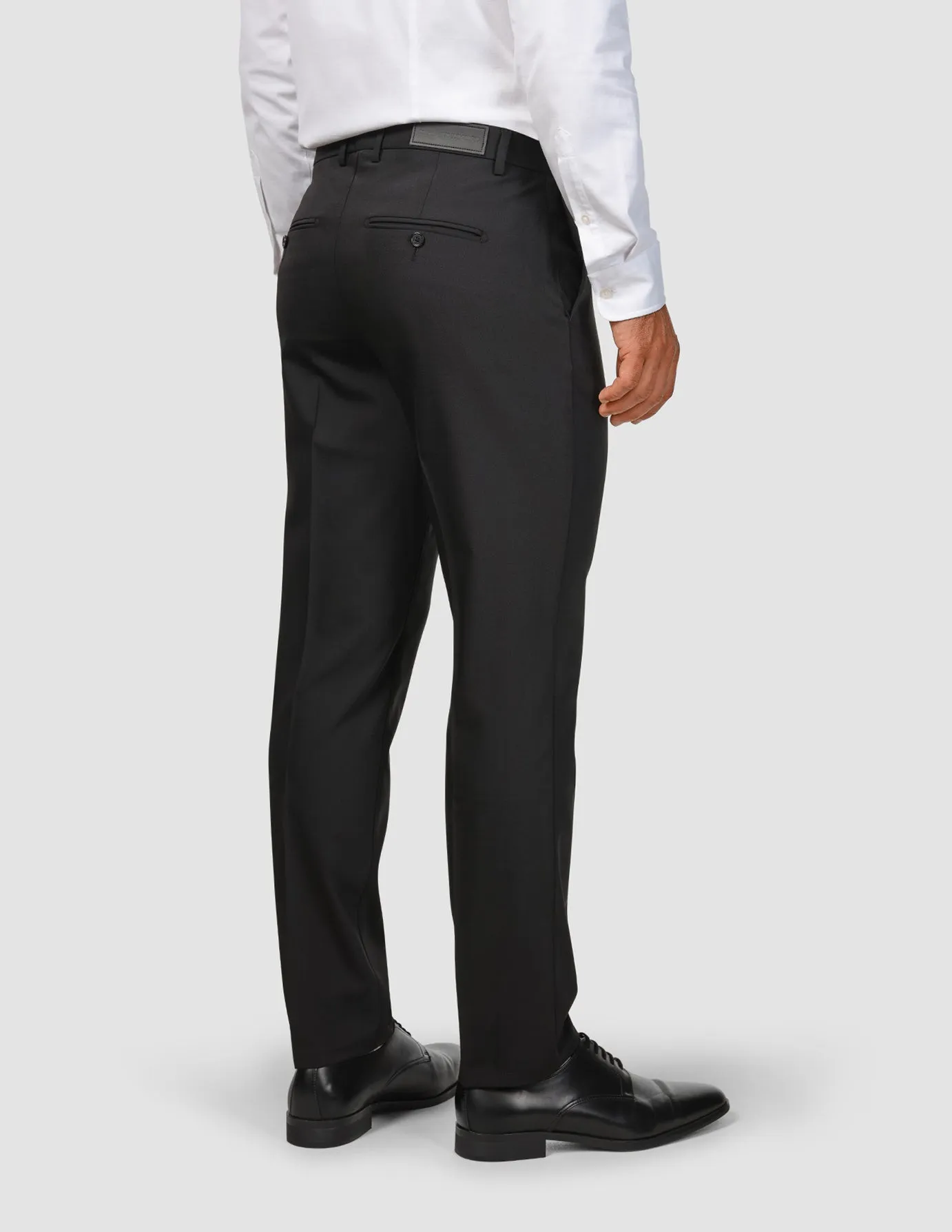 Air Flow Smart Fit Tech Wool Suit Pants Regular Black
