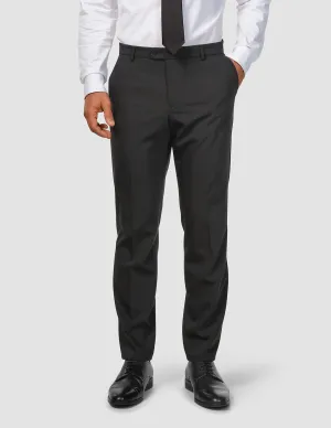 Tech Wool Suit Pants Regular Black Relaxed Style