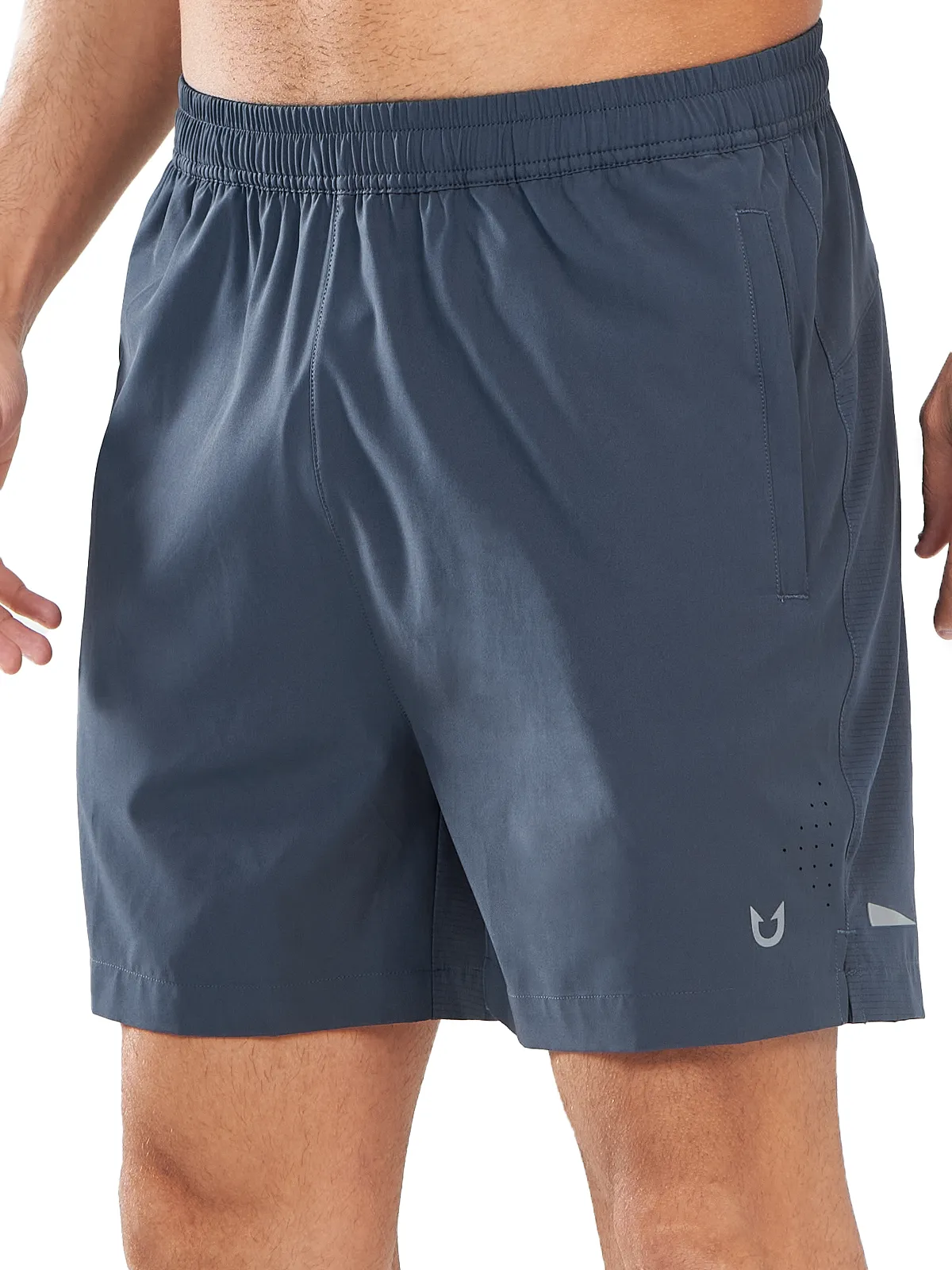 Sleepwear Men's Breathable 5 inch Running Shorts with Pocket Lightweight for Gym