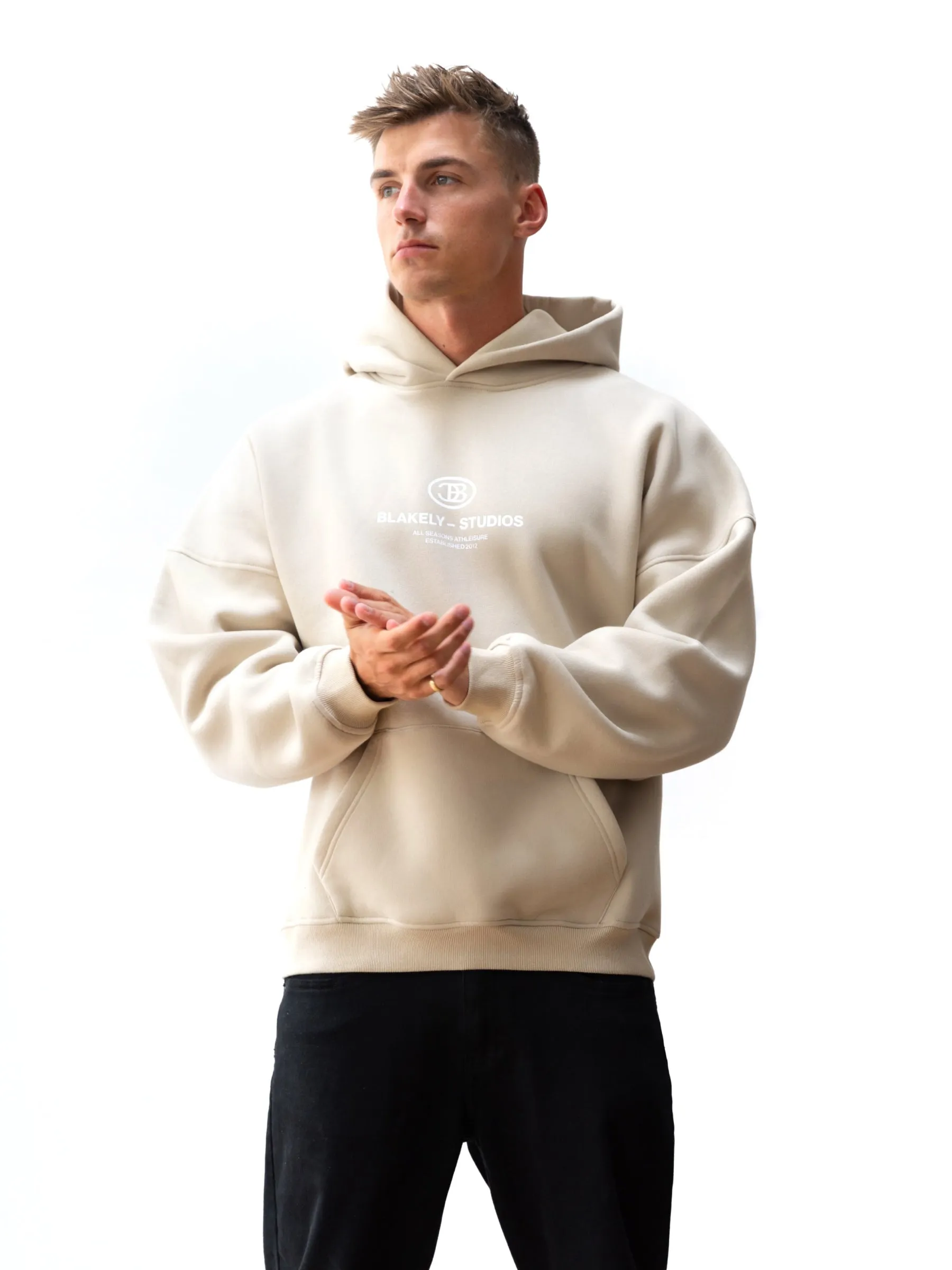 Mercer Relaxed Hoodie - Dune Holiday Edition College Campus