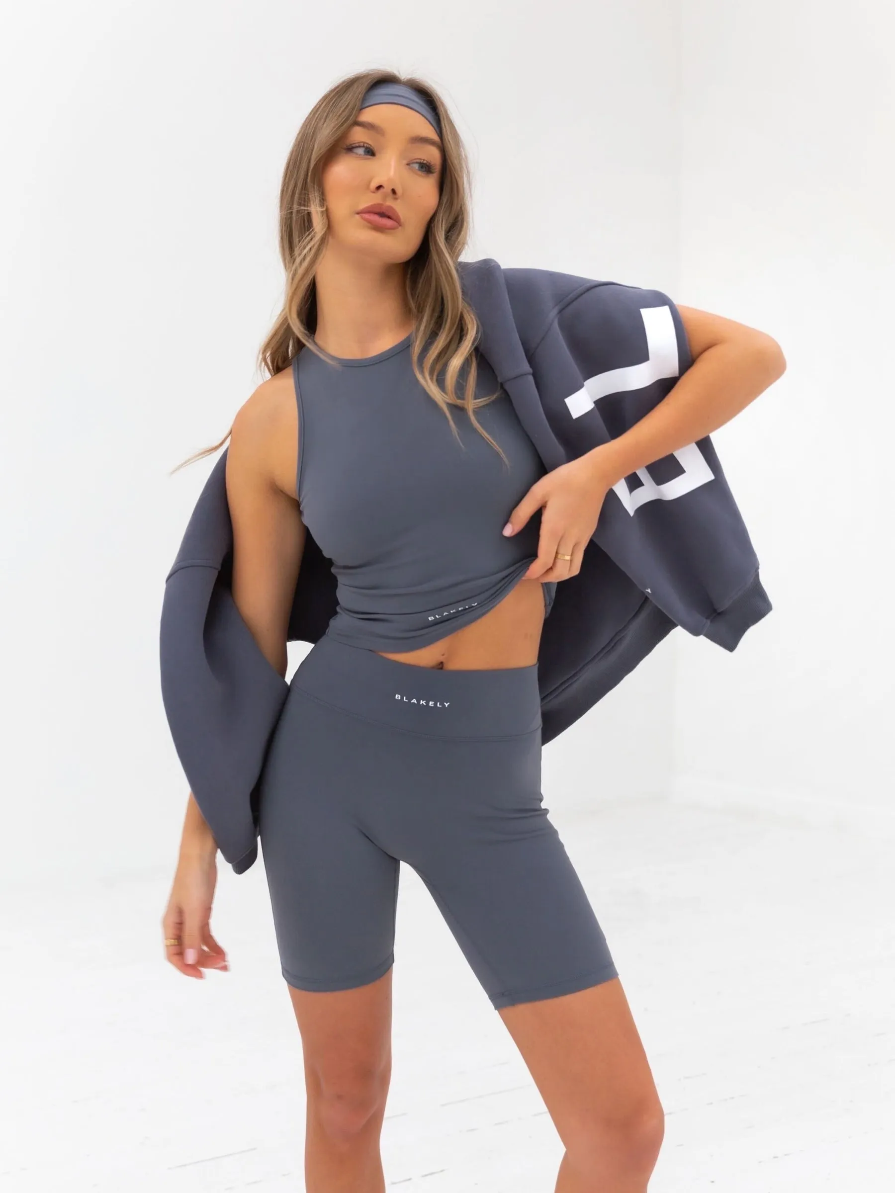 Ultimate Soft Lifestyle Shorts - Blue OdorControlTech Ventilated Panels