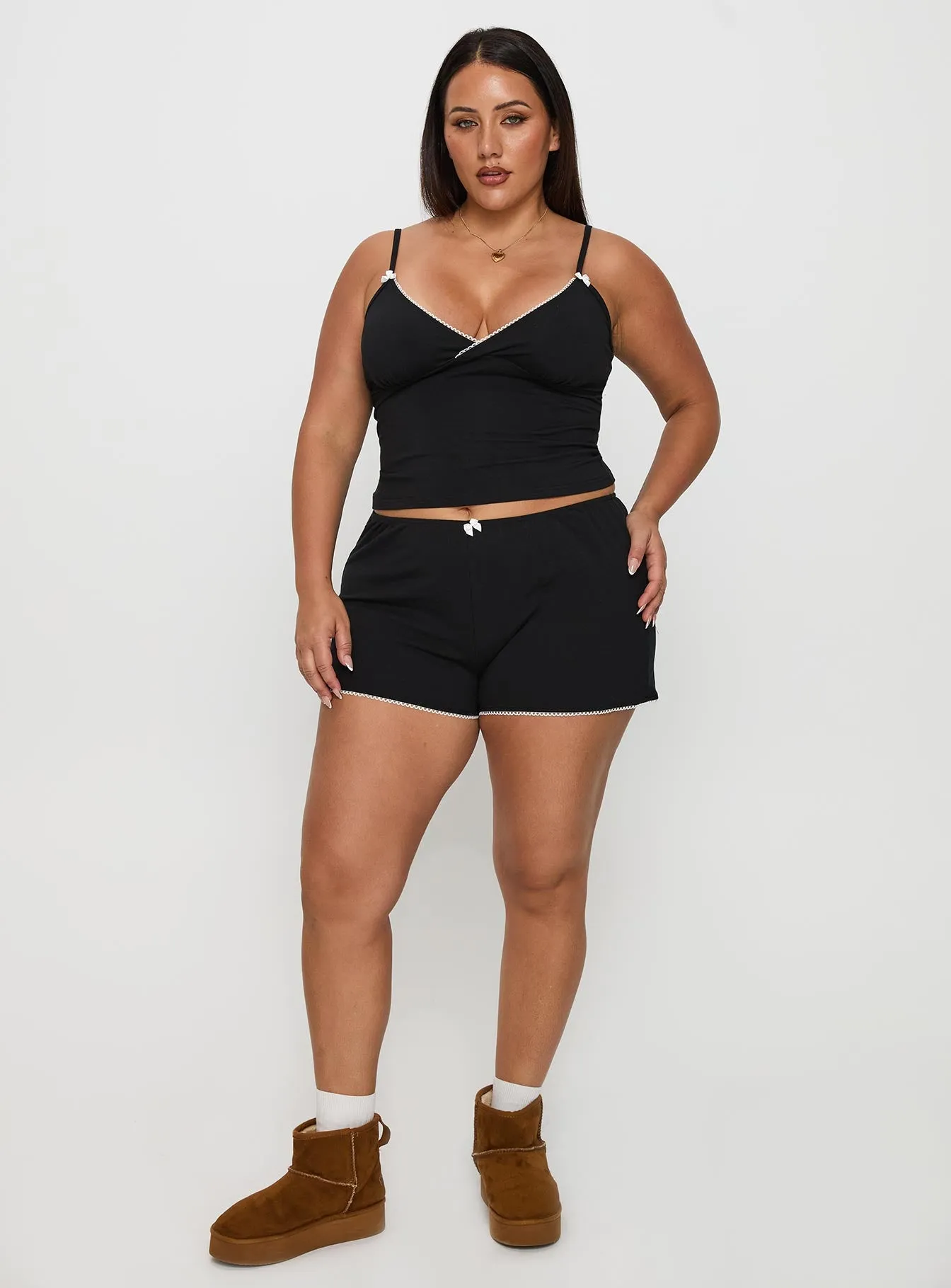 Slow Start Jersey Sleep Short Black Curve british retro QuickAccessPockets