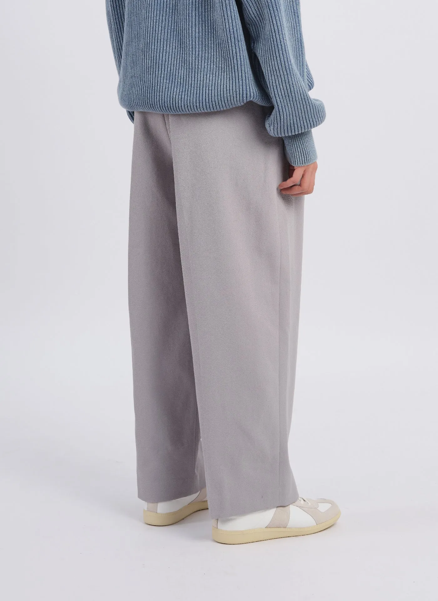 Solotex Garbardine (Work) Pleated WidePants (P-17) LayeredConstruction