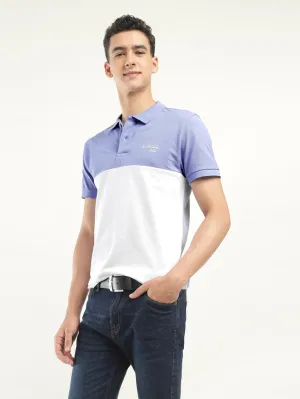 Men's Colorblock Polo T-Shirt SoftTouch Collar Lining