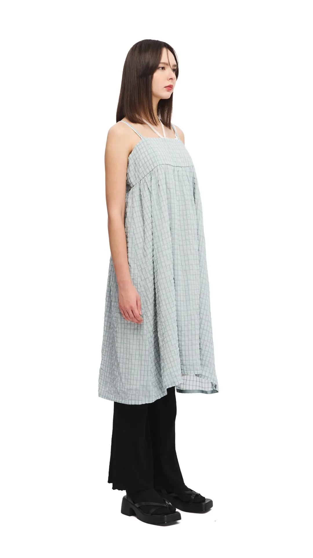 Wrinkle Chiffon Slipdress HighDurabilityClothing