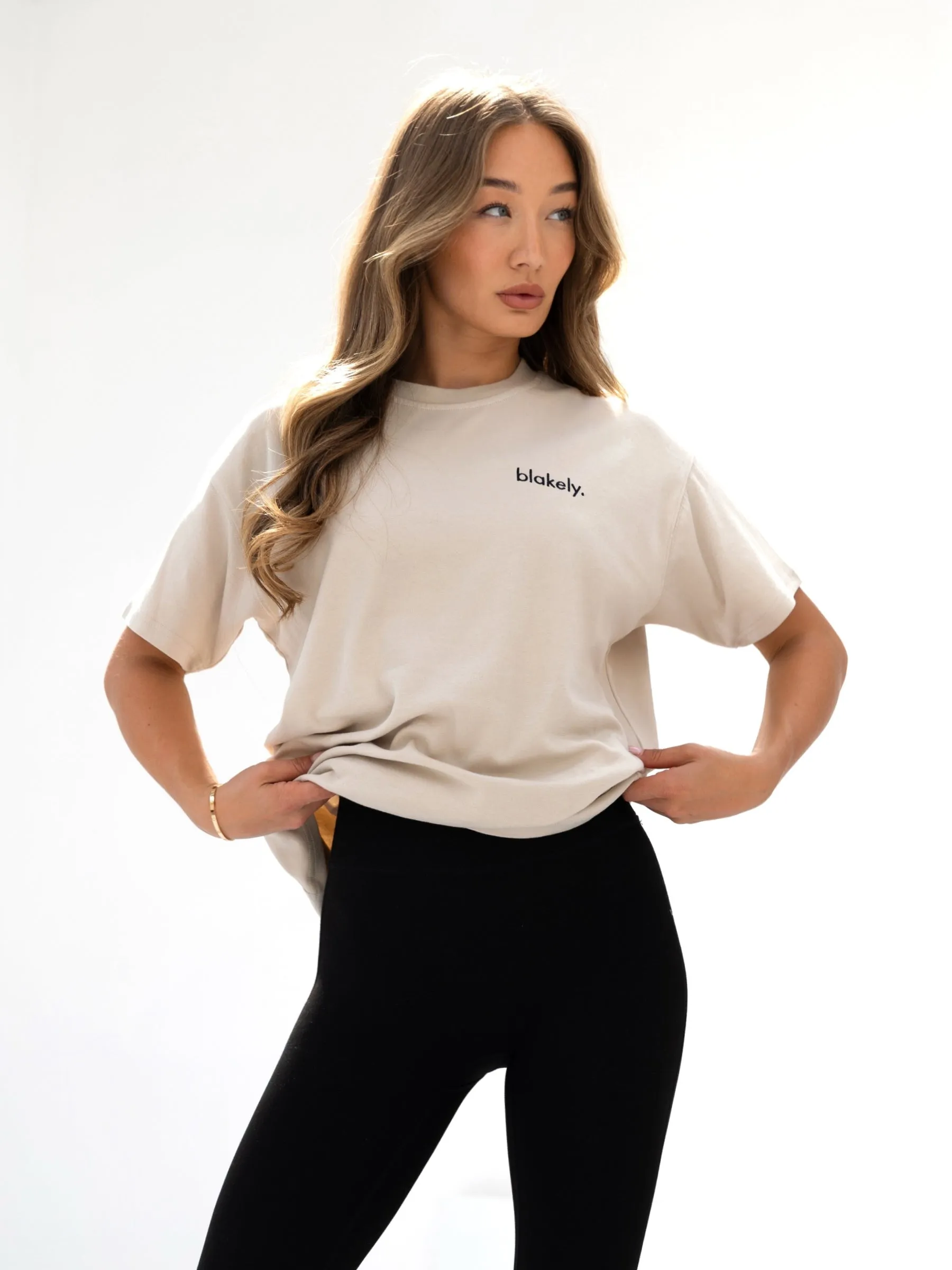 Chill Vibes MoistureControlFibers Sami Oversized T-Shirt - Bone