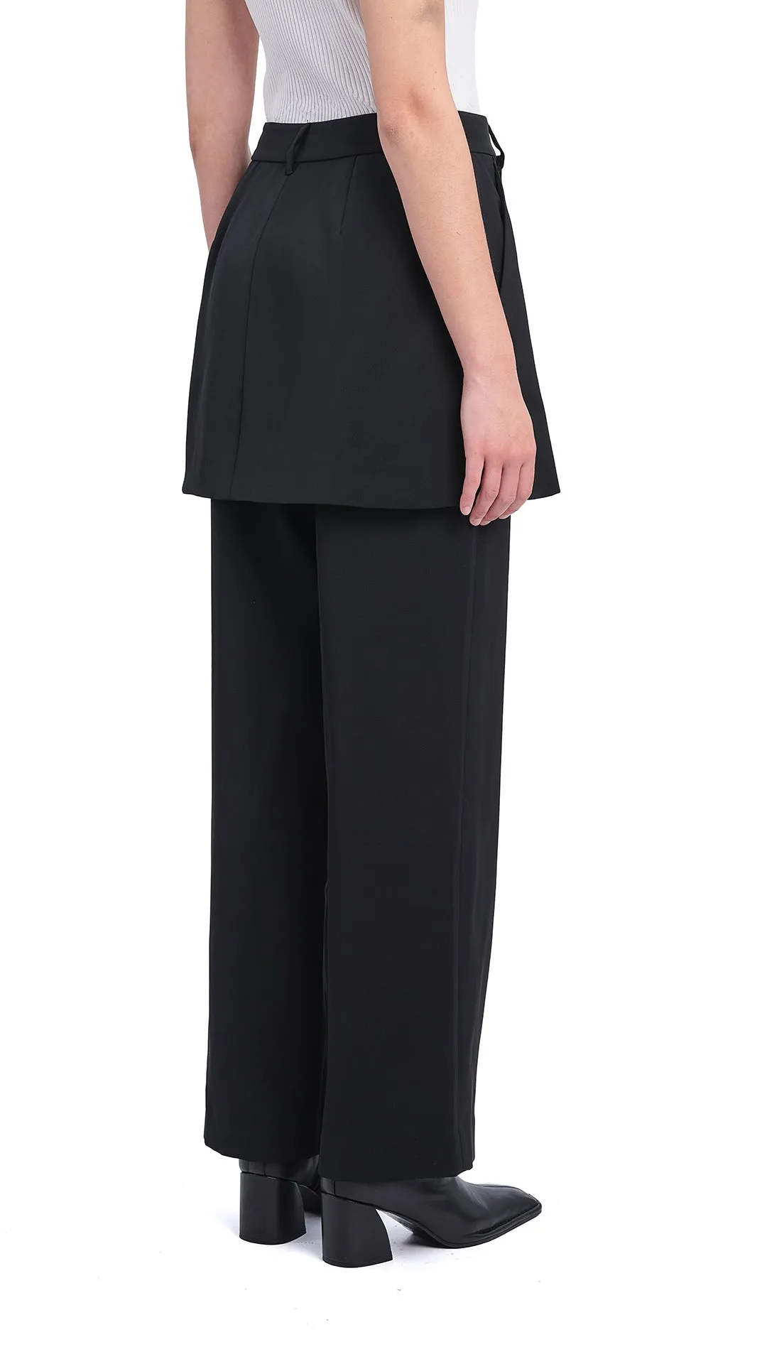 2 in 1 Straight-Fit Pants Organic Cotton Certification