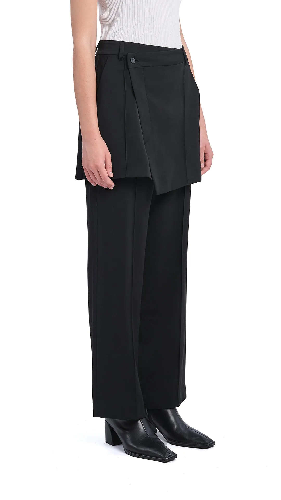 2 in 1 Straight-Fit Pants London Edge Kind Soul