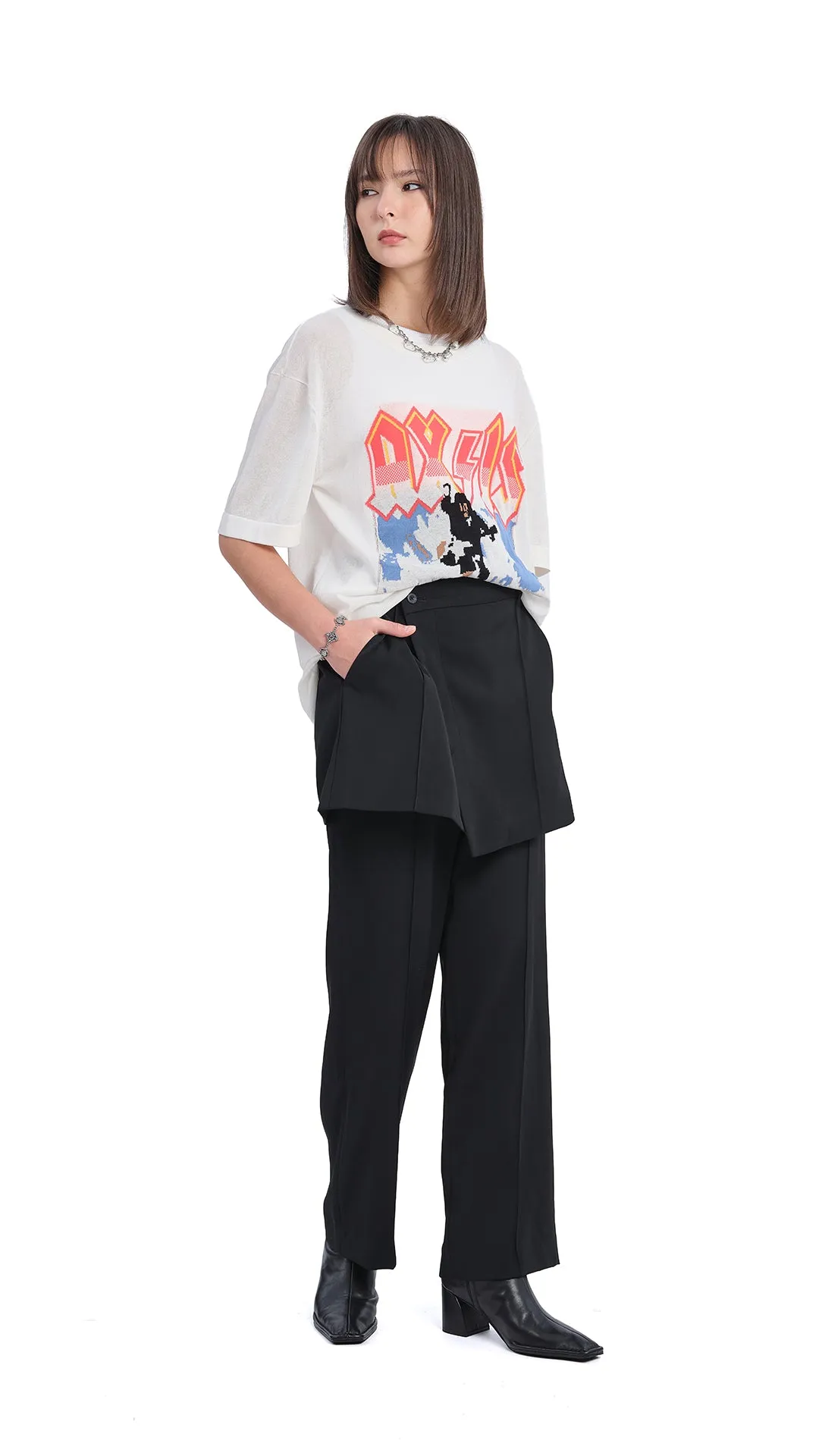 2 in 1 Straight-Fit Pants Sea Fit QuickDryMaterial