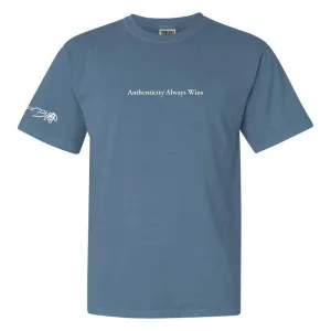 Authenticity Always Wins Tee TaglessDesign